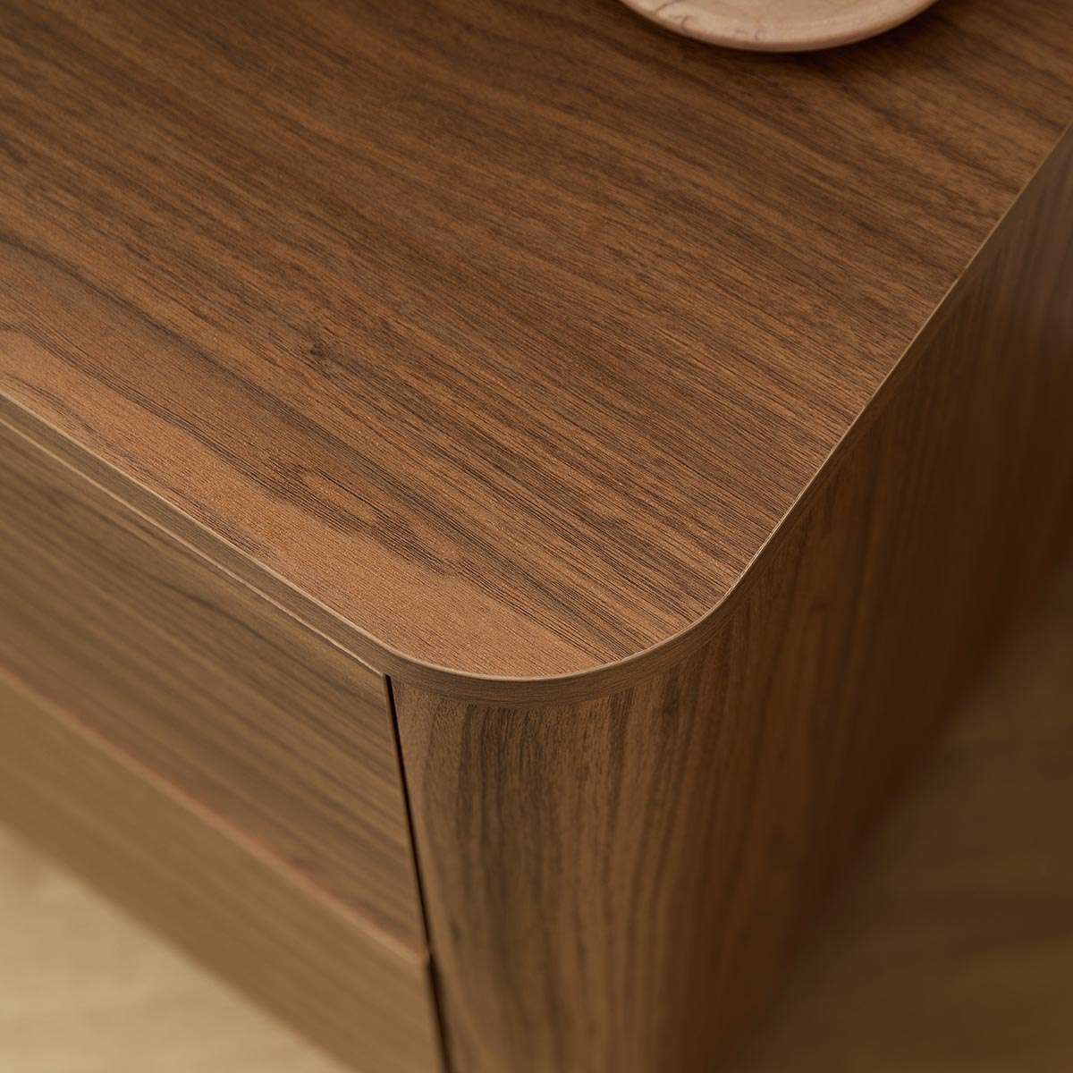 Ziggy Bedside Table - Walnut