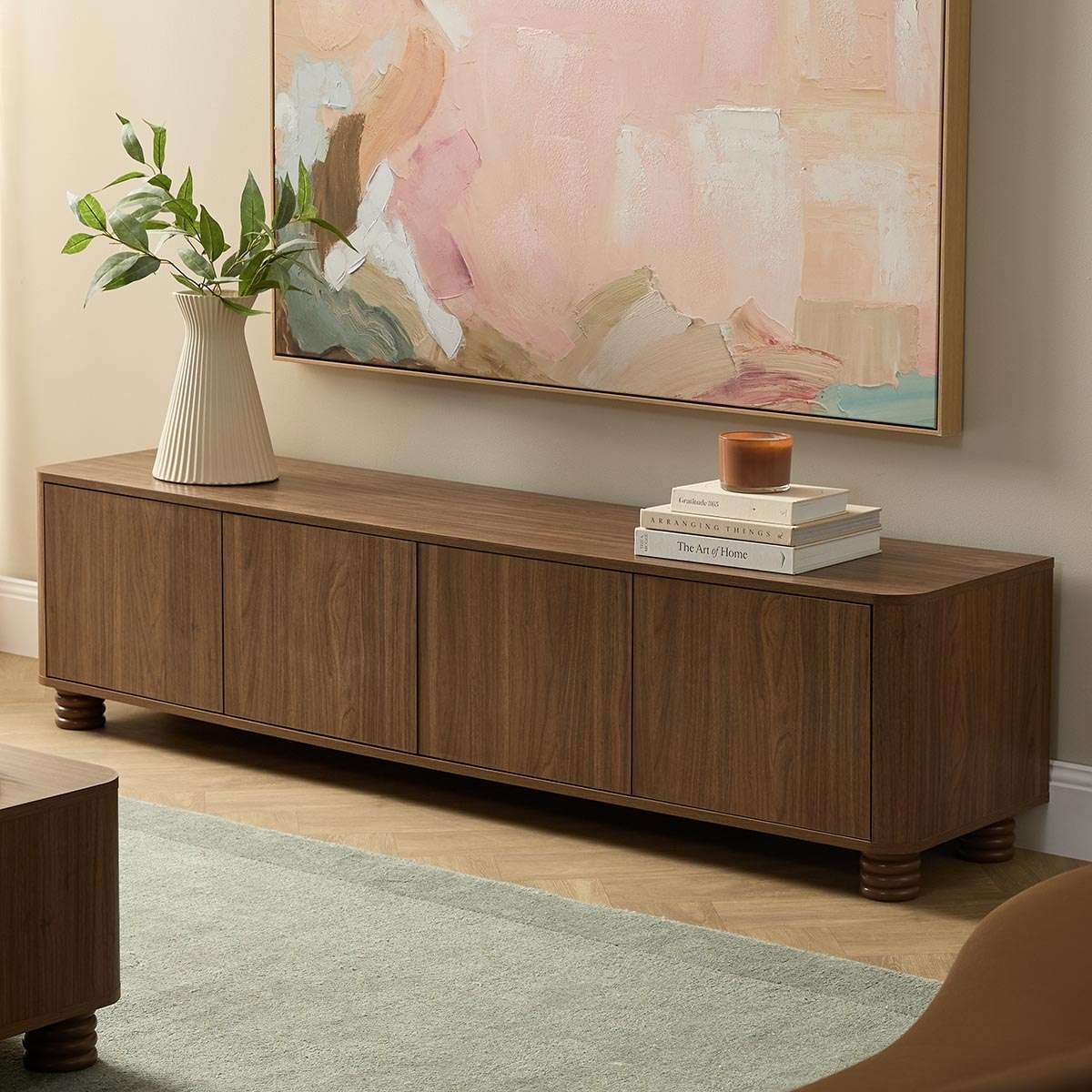 Ziggy Entertainment Unit - Walnut