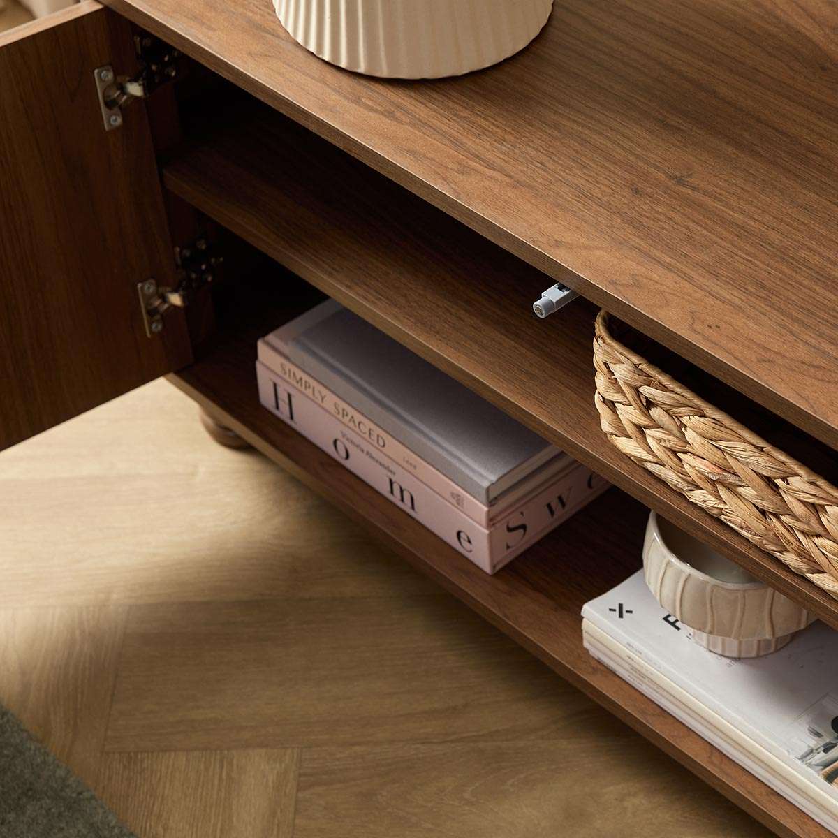 Ziggy Entertainment Unit - Walnut