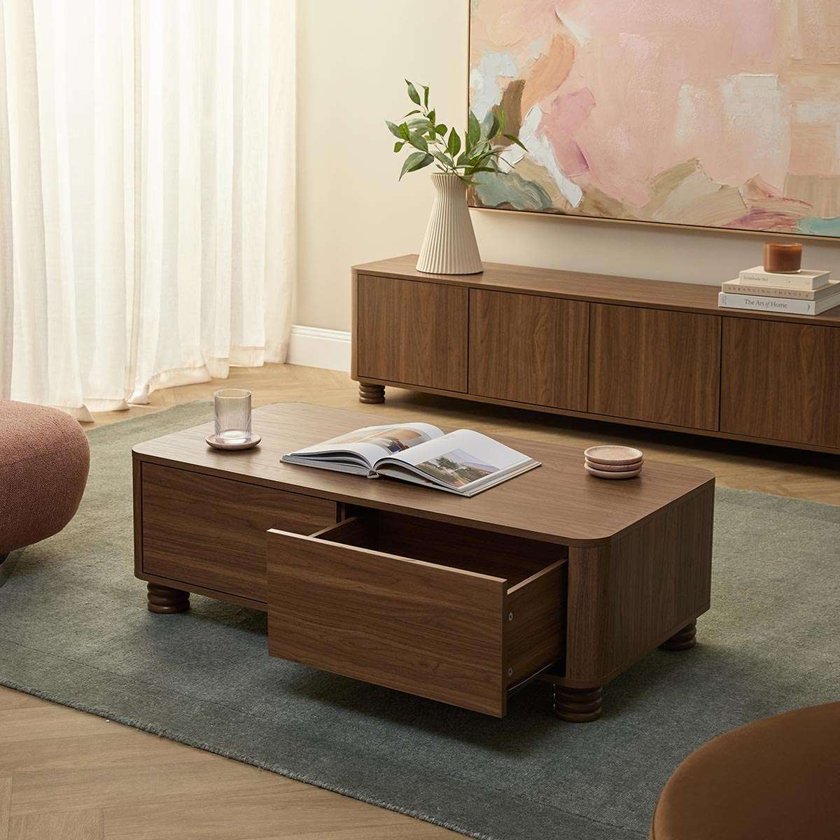 Ziggy Coffee Table - Walnut