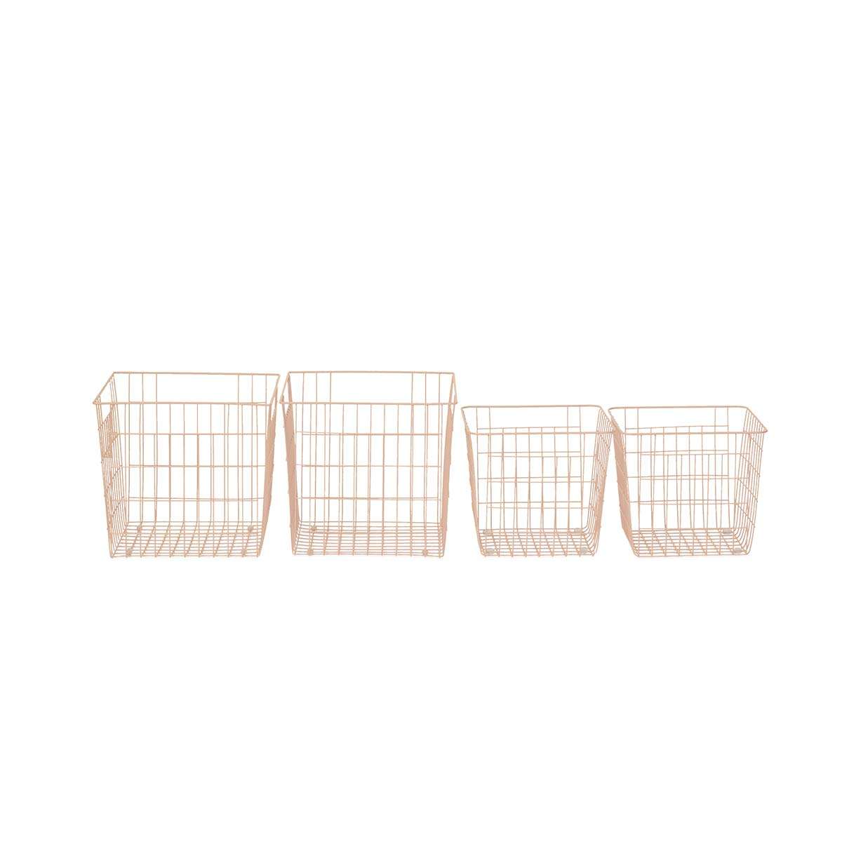 Mocka Original Baskets - Set of 4 - Pink